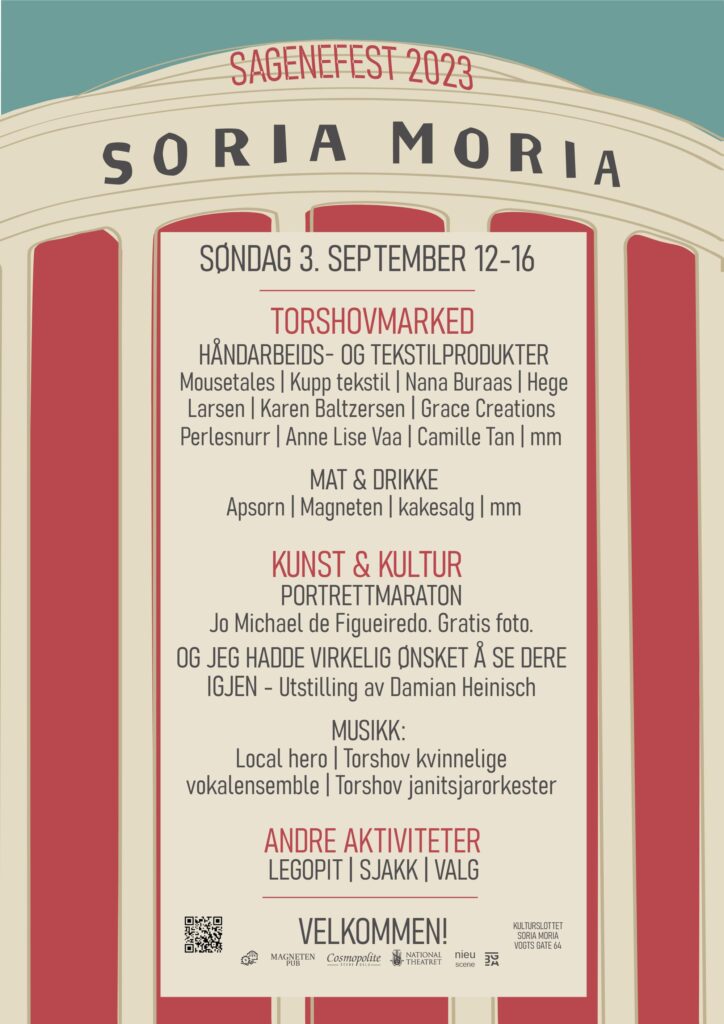 Sagenefest på Soria Moria 1.-3. september