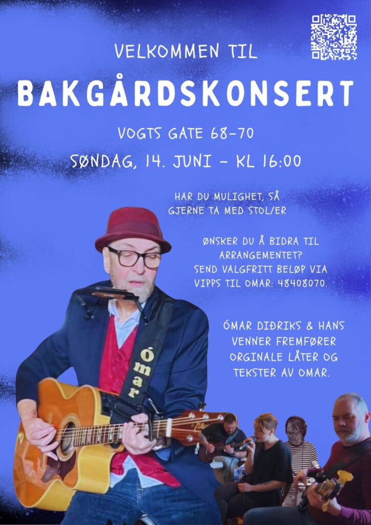 Bakgårdskonsert 14. juni